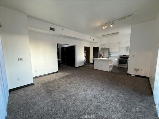 Empty room, Interior, Kitchen, Stainless Steel Appliances