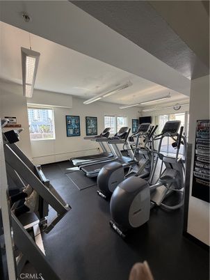 Fitness Equipment, Gym, Interior, Pendant Lights