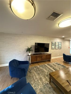 Interior, Living room, Stone Walls, Wood Texture Flooring