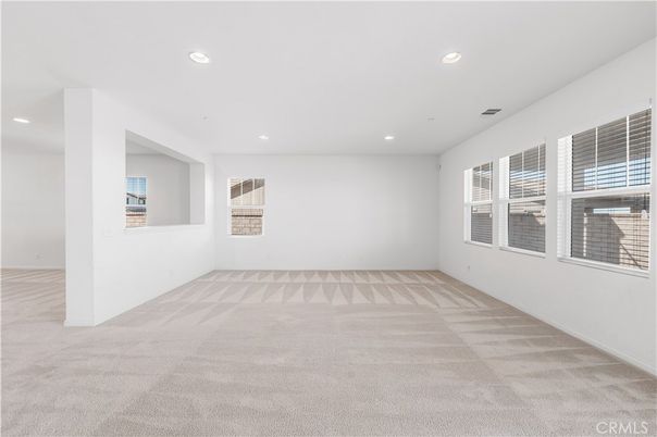 Empty room, Interior, Recessed Lighting