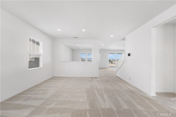 Empty room, Interior, Recessed Lighting