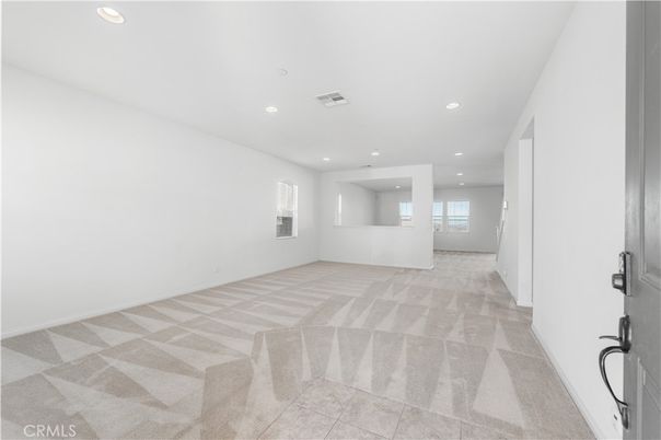 Empty room, Interior, Recessed Lighting