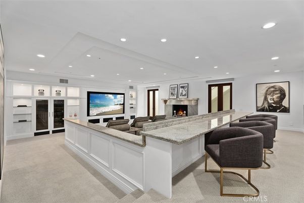 Fireplace, Interior, Living room, Recessed Lighting