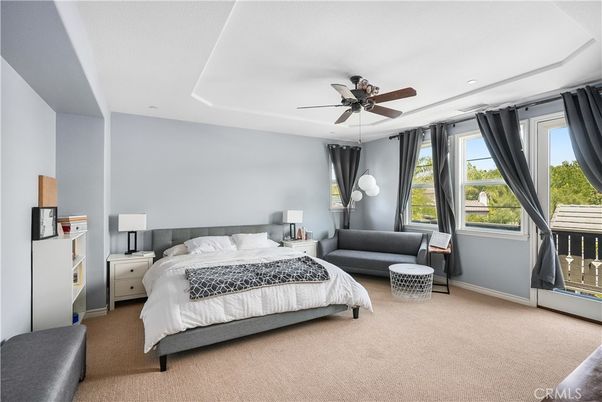 Bedroom, Interior, Recessed Lighting
