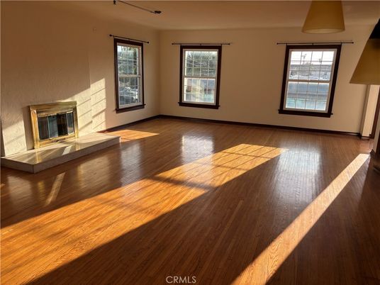 Empty room, Fireplace, Interior, Wood Texture Flooring