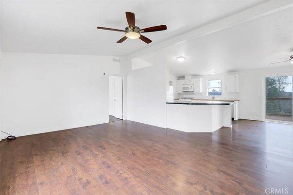 Empty room, Interior, Kitchen, Wood Texture Flooring