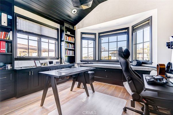 Home Office, Interior, Wood Texture Flooring