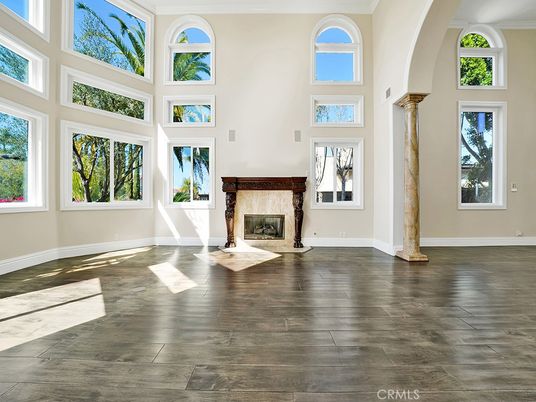 Fireplace, Interior, Wood Texture Flooring