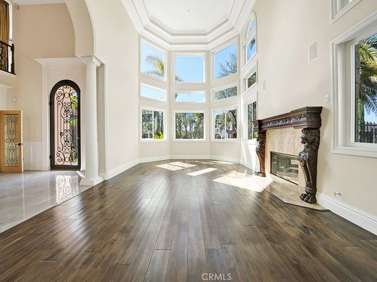 Fireplace, Interior, Wood Texture Flooring