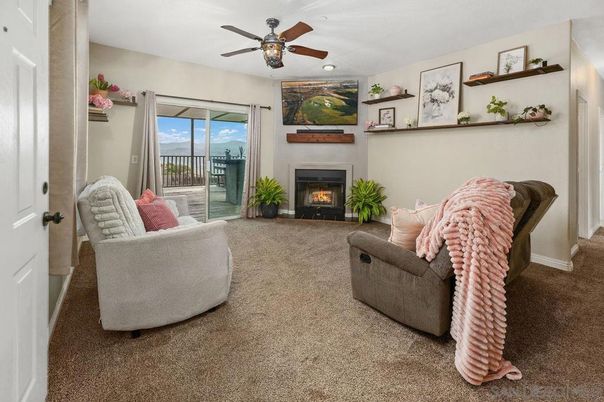 Fireplace, Interior, Living room, Recessed Lighting
