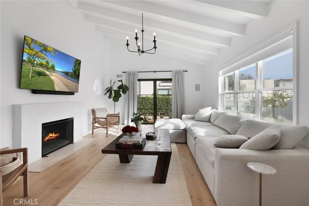 Chandelier, Fireplace, Interior, Living room, Wood Texture Flooring