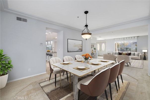 Dining room, Interior, Living room, Pendant Lights