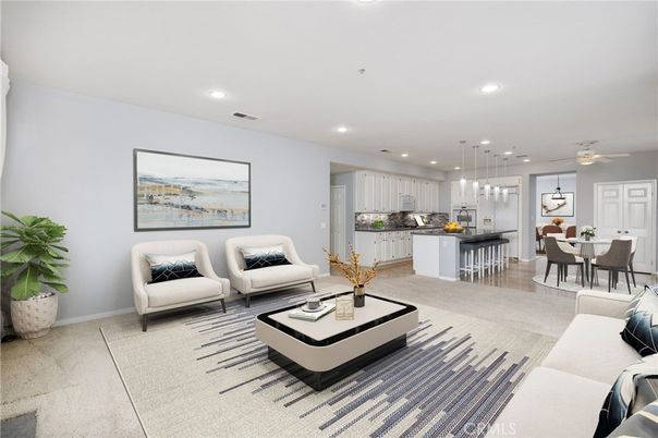 Dining room, Interior, Kitchen, Living room, Pendant Lights, Recessed Lighting
