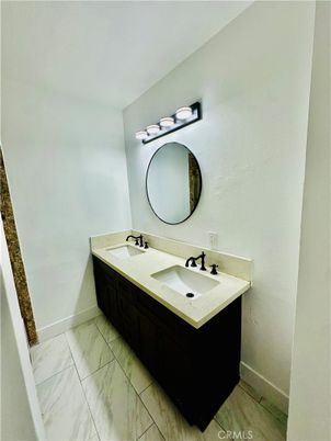 Bathroom, Dual Sink Vanities, Interior, Marble