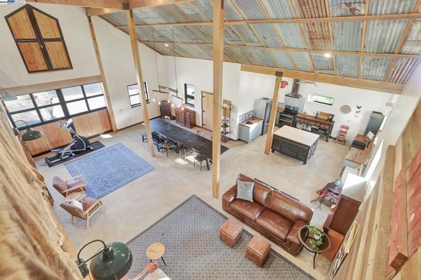 Dining room, Fitness Equipment, Interior, Living room, Wooden Beams