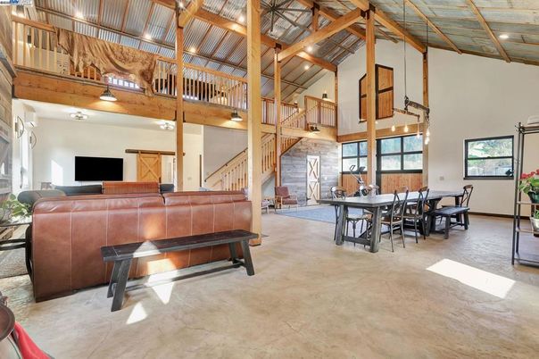 Dining room, Interior, Wooden Beams