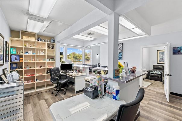 Home Office, Interior, Wood Texture Flooring