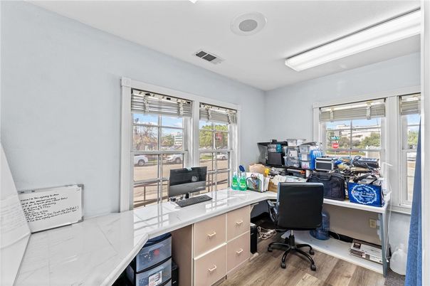 Home Office, Interior, Wood Texture Flooring