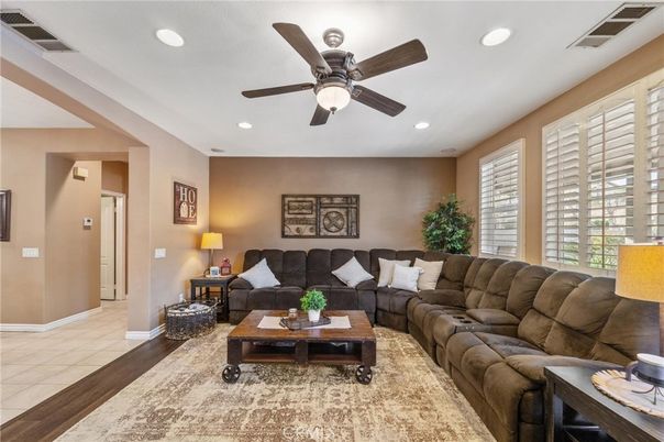 Interior, Living room, Recessed Lighting