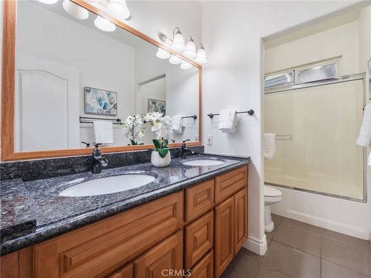 Bathroom, Dual Sink Vanities, Glass Shower, Interior
