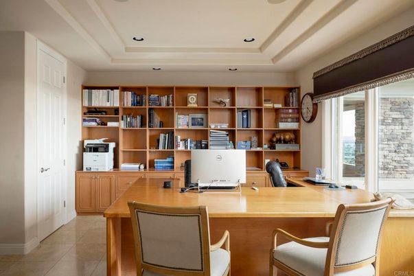 Home Office, Interior, Recessed Lighting