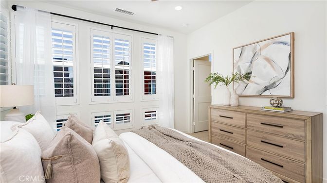 Bedroom, Interior, Recessed Lighting