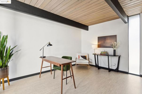 Home Office, Interior, Wooden Beams, Wooden Ceilings