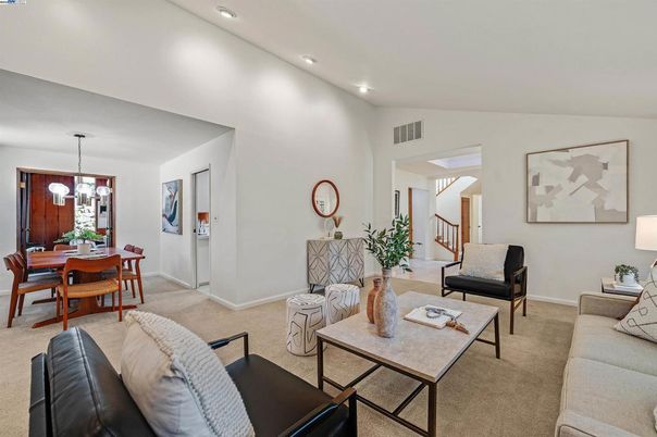 Dining room, Interior, Living room, Pendant Lights, Recessed Lighting