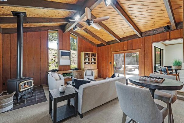 Fireplace, Interior, Living room, Wooden Beams, Wooden Ceilings, Wooden Walls