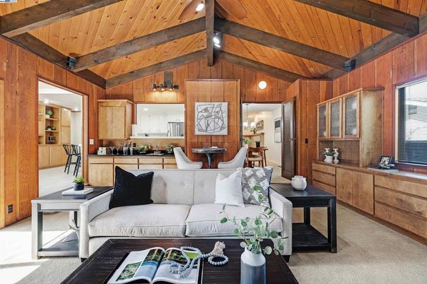 Dining room, Interior, Kitchen, Living room, Wooden Beams, Wooden Ceilings, Wooden Walls