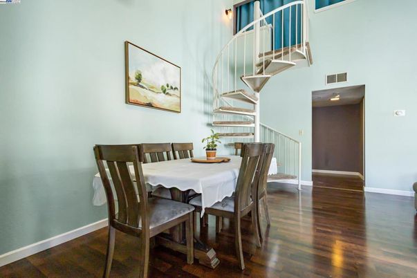 Dining room, Interior, Wood Texture Flooring