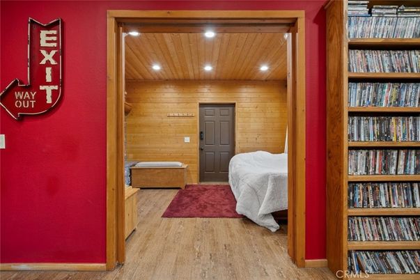 Interior, Recessed Lighting, Wooden Ceilings, Wood Texture Flooring, Wooden Walls