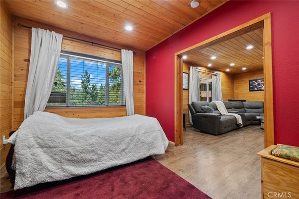 Interior, Living room, Recessed Lighting, Wooden Ceilings, Wood Texture Flooring, Wooden Walls