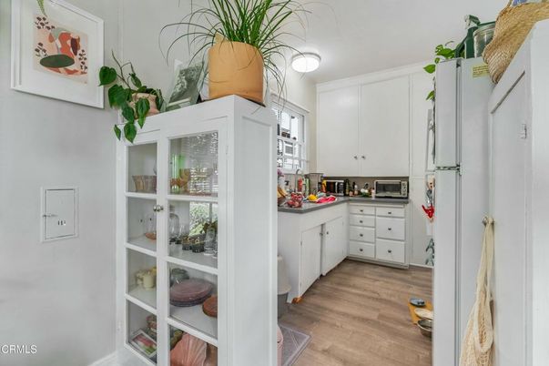 Interior, Kitchen, Wood Texture Flooring