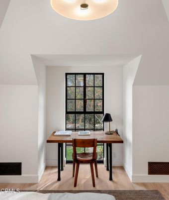 Home Office, Interior, Wood Texture Flooring