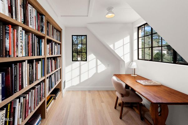 Home Office, Interior, Wood Texture Flooring