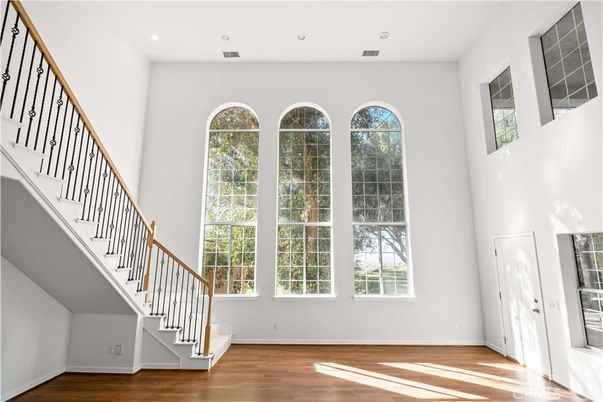 Fireplace, Interior, Recessed Lighting, Wood Texture Flooring