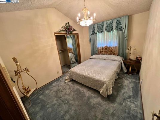 Bedroom, Chandelier, Interior