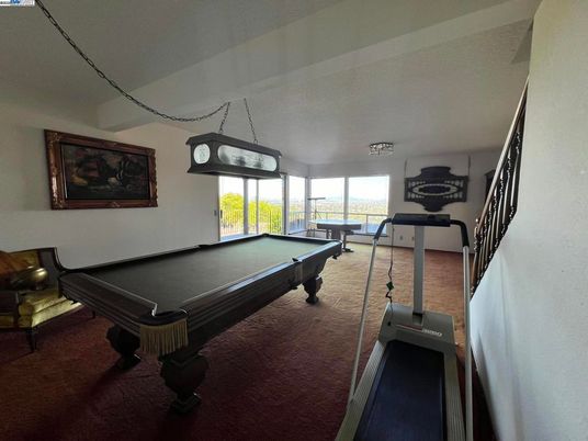 Billiard Table, Fitness Equipment, Game Room, Interior