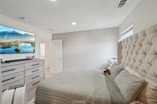 Bedroom, Interior, Recessed Lighting