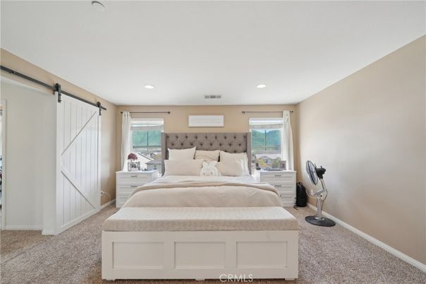 Bedroom, Interior, Recessed Lighting