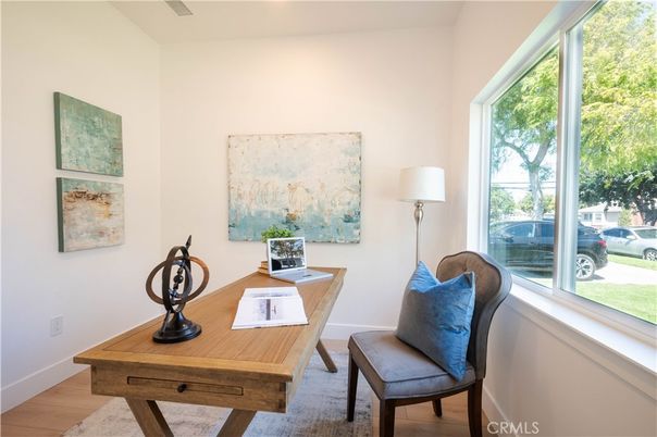 Home Office, Interior, Wood Texture Flooring