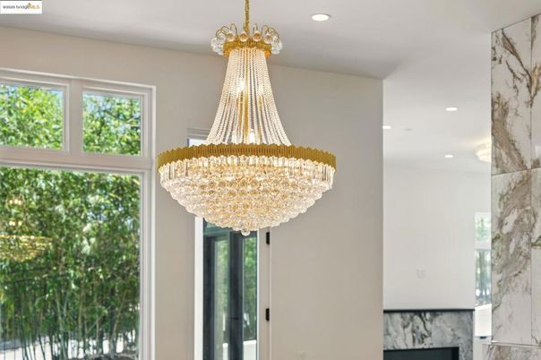 Chandelier, Interior, Recessed Lighting
