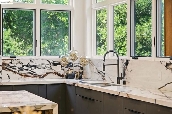 Interior, Kitchen, Marble Walls