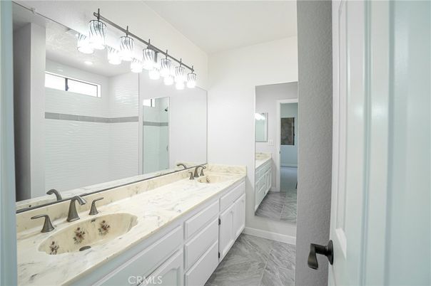 Bathroom, Dual Sink Vanities, Interior, Marble