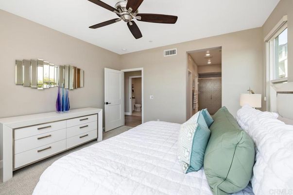 Bedroom, Interior, Recessed Lighting
