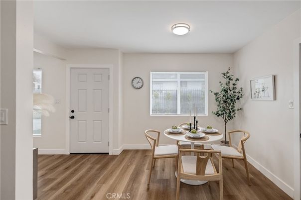 Dining room, Interior, Wood Texture Flooring