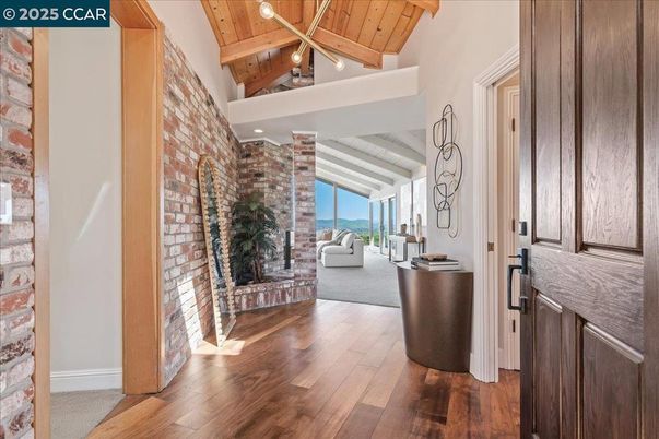 Interior, Living room, Stone Walls, Wooden Beams, Wooden Ceilings, Wood Texture Flooring