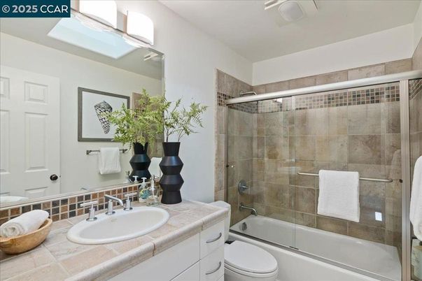 Bathroom, Glass Shower, Interior, Tile Countertops