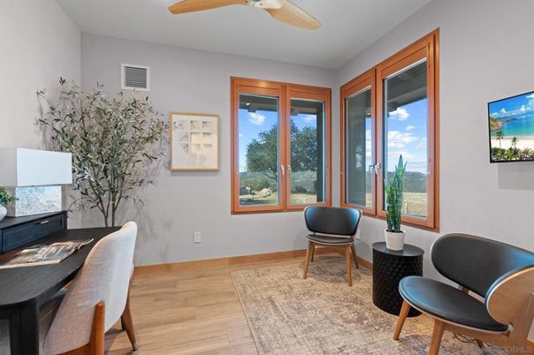 Home Office, Interior, Wood Texture Flooring